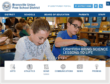 Tablet Screenshot of bronxvilleschool.org